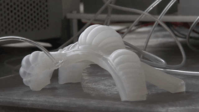 美国航天局：硅胶3D打印软体机器人致动器
