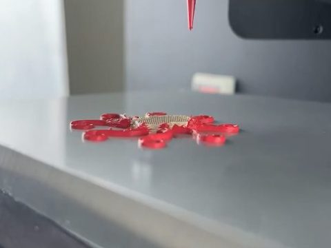 双材料复合打印小章鱼